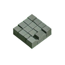 Cobblestone (Voxel) - 256x256 pixel art sprite