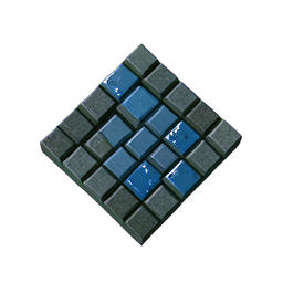 Cobblestone Wet (Voxel) - 256x256 pixel art sprite