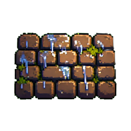Cobblestone Wet - 256x256 pixel art sprite