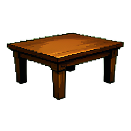 Coffee Table - 256x256 pixel art sprite
