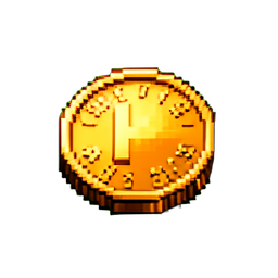 Coin Counter - 256x256 pixel art sprite