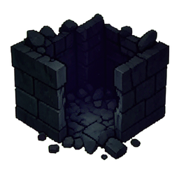 Einsturzdecke — 256×256 Pixel-Art-Sprite