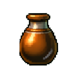 Potion de Mana Commune — sprite pixel art 256×256