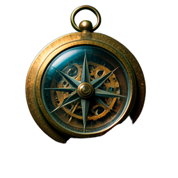 Compass (Cinematic) - 256x256 pixel art sprite