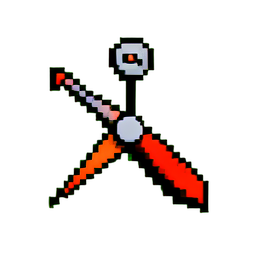 Dibujo de Brújula — sprite pixel art 256×256