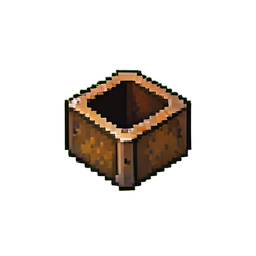Kompass Abgenutzt — 256×256 Pixel-Art-Sprite
