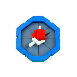 Compass (Voxel) - 256x256 pixel art sprite