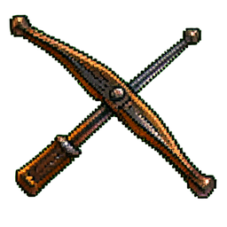Ballesta composta — sprite pixel art 256×256