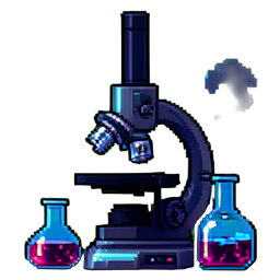 Vergrößerungslinse — 256×256 Pixel-Art-Sprite