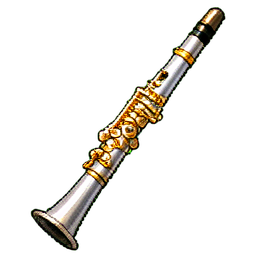Flûte en Argent — sprite pixel art 256×256