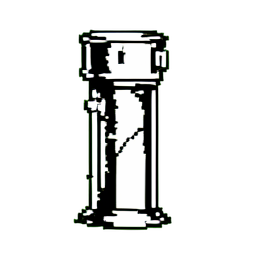 Conga Trommel Hoch — 256×256 Pixel-Art-Sprite