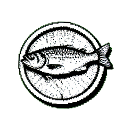 Cooked Fish (1-Bit) — 256×256 pixel art sprite