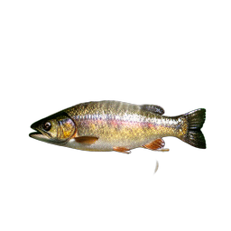 調理された魚 (HD-2D) — 256×256 ピクセルアートスプライト