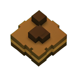 Cookie (Voxel) - 256x256 pixel art sprite