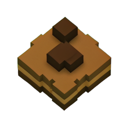 クッキー (ボクセル) — 256×256 ピクセルアートスプライト