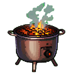 Cooking Stove - 256x256 pixel art sprite