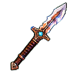 Kupfer-Morgenstern — 256×256 Pixel-Art-Sprite