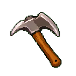 Pique de cuivre — sprite pixel art 256×256