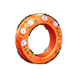 Coral Band Ring — 256×256 pixel art sprite