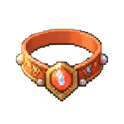 Coral Choker — 256×256 pixel art sprite