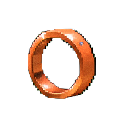 Coral Cocktail Ring — 256×256 pixel art sprite
