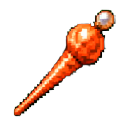 Coral Hair Pin — 256×256 pixel art sprite