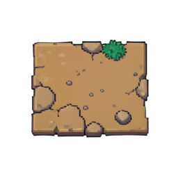 Coral Rubble Floor — 256×256 pixel art sprite