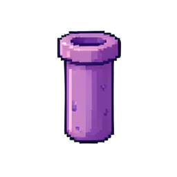 Coral Tube Purple — 256×256 pixel art sprite