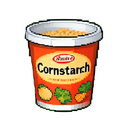 Récipient de fécule — sprite pixel art 256×256