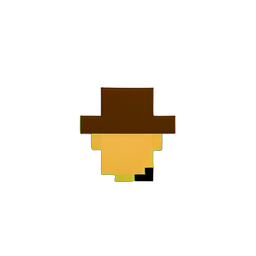 Vaqueiro (Baixa resolução) — sprite pixel art 256×256