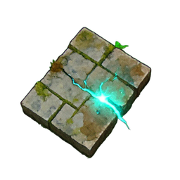 Rissige Wand (Atmosphärisch) — 256×256 Pixel-Art-Sprite