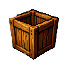 Crate - 256x256 pixel art sprite