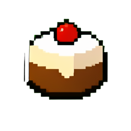 Creme Brulee — sprite pixel art 256×256