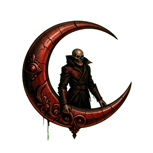 Eclipse da Lua Crescente — sprite pixel art 512×512