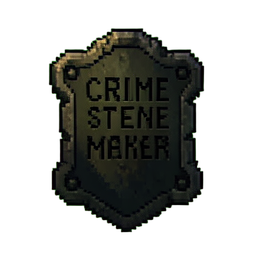 Crime Scene Marker — 256×256 pixel art sprite