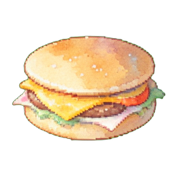 法式煎饼半份 — 256×256 像素游戏素材
