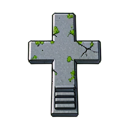 Croix Tombeau (16-Bit) — sprite pixel art 256×256
