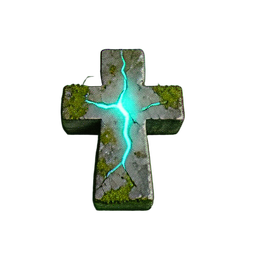Tumba de la Cruz (Atmósfera) — sprite pixel art 256×256