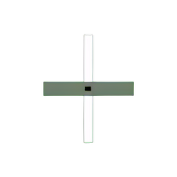 Cross Grave (Low-Res) - 256x256 pixel art sprite