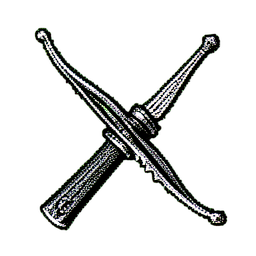 쇠뇌 (1비트) — 256×256 픽셀 아트 스프라이트