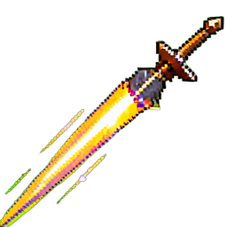 Crossbow Bolt Streak — 256×256 pixel art sprite