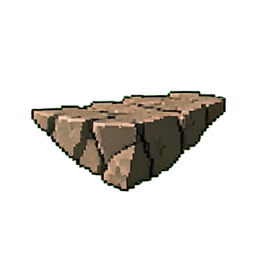 Zerfallender Sims-Fliese — 256×256 Pixel-Art-Sprite