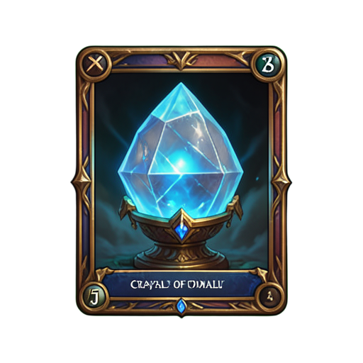 Bola de Cristal do Amanhã — sprite pixel art 512×512