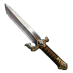 Lance de Cristal — sprite pixel art 256×256