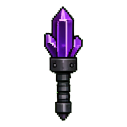 Mago de Cristal (16-Bit) — sprite pixel art 256×256