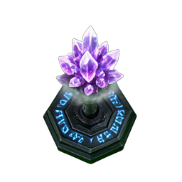 Mago de Cristal (HD-2D) — sprite pixel art 256×256