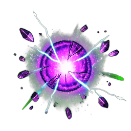 Mago de Cristal (VFX) — sprite pixel art 256×256