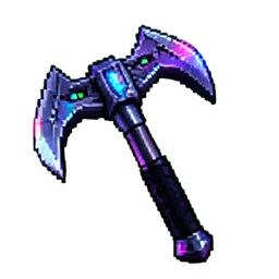 Crystal Pickaxe — 256×256 pixel art sprite