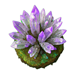 Crystal Tree (Atmospheric) - 256x256 pixel art sprite