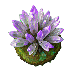 Árbol de Cristal (Atmósfera) — sprite pixel art 256×256